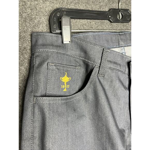 Blue Delta Traveler Pants Ryder Cup Edition USA Custom 33/32 For Brooks Koepka ! - Picture 8 of 16